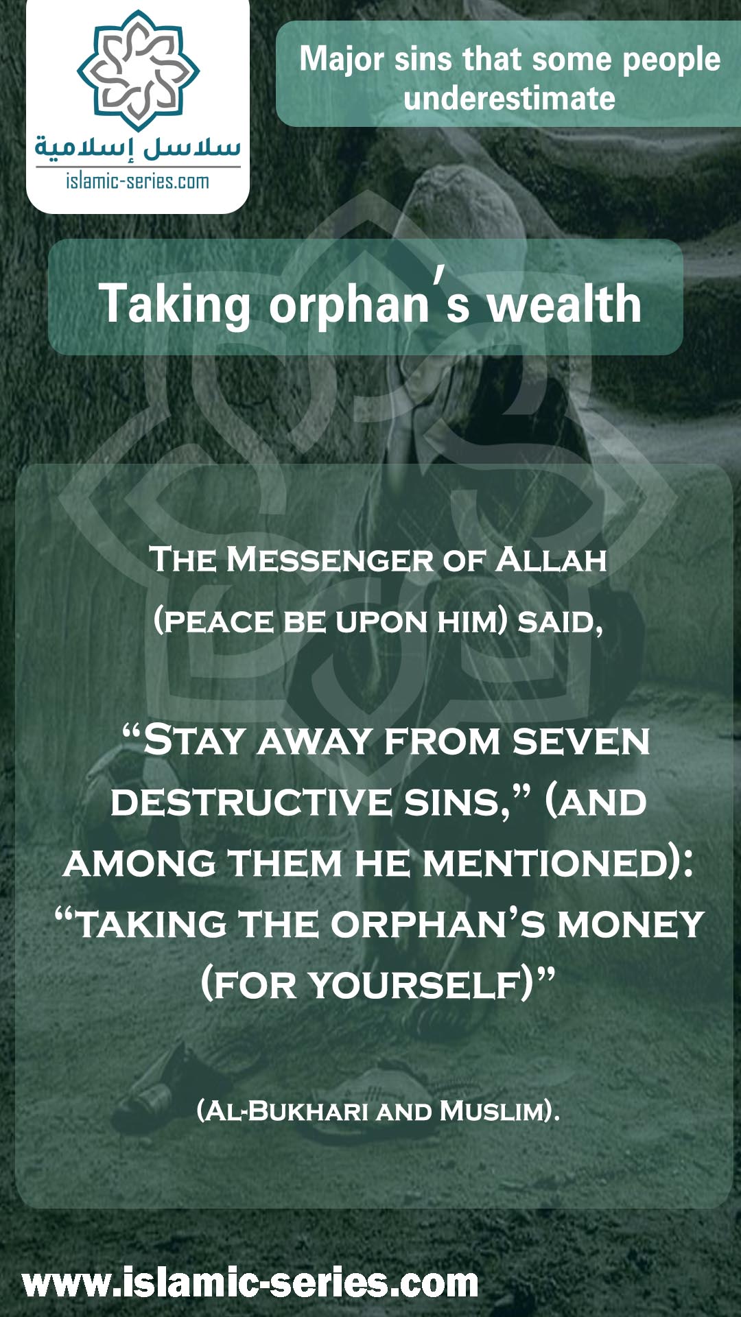 Taking orphan’s wealth