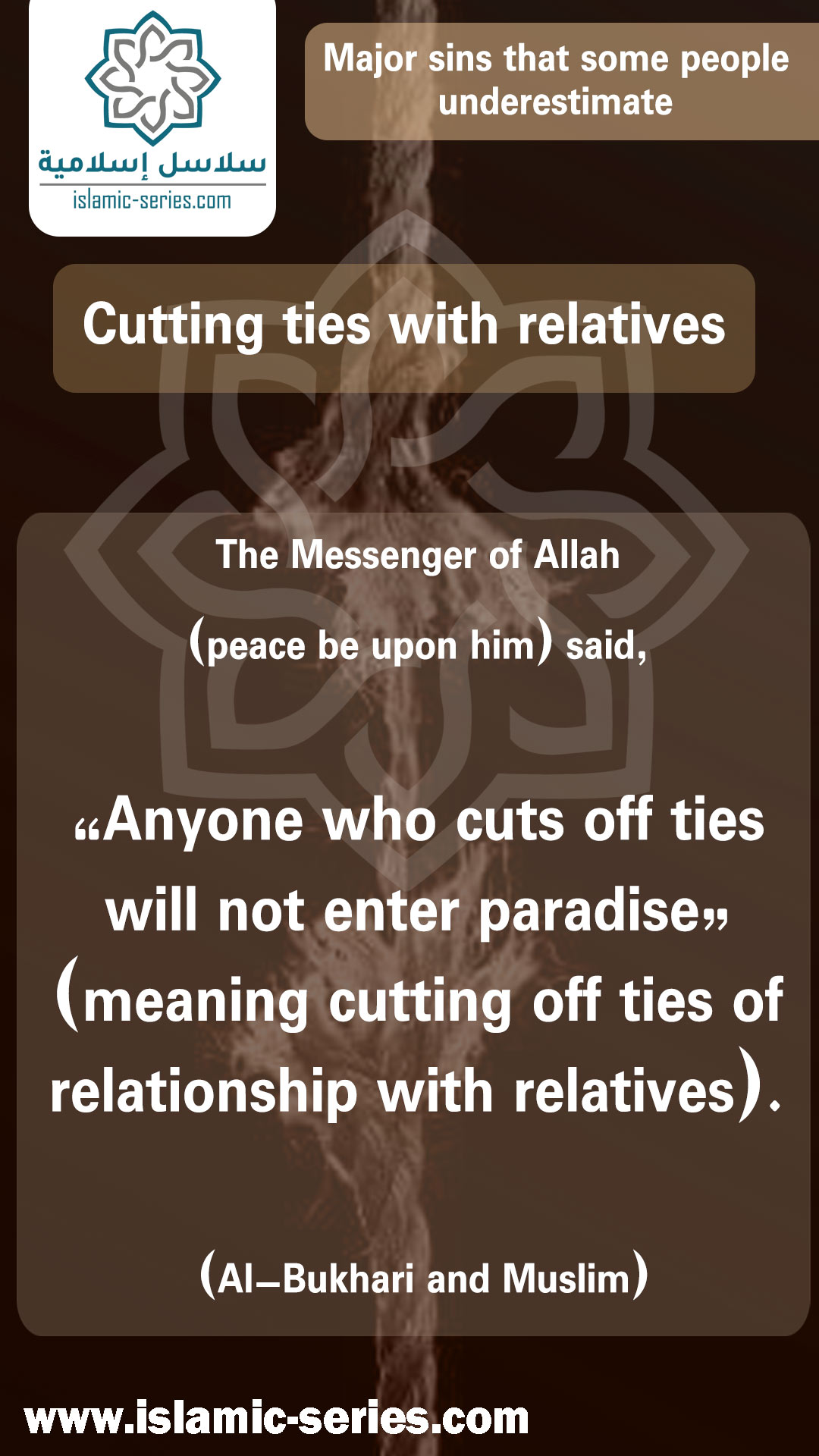 Cutting ties with relatives